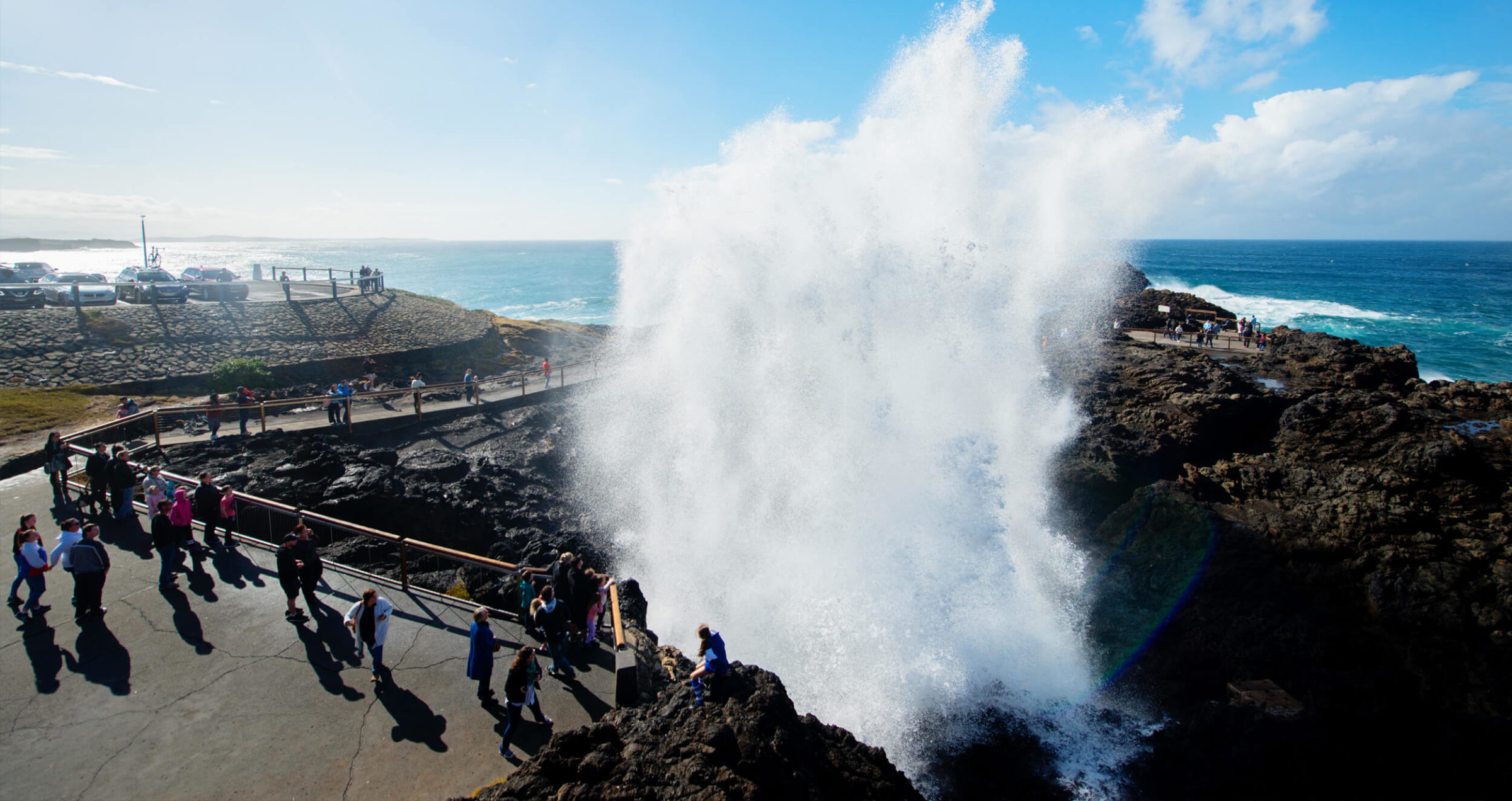 Close up of the Kiama Blowhole