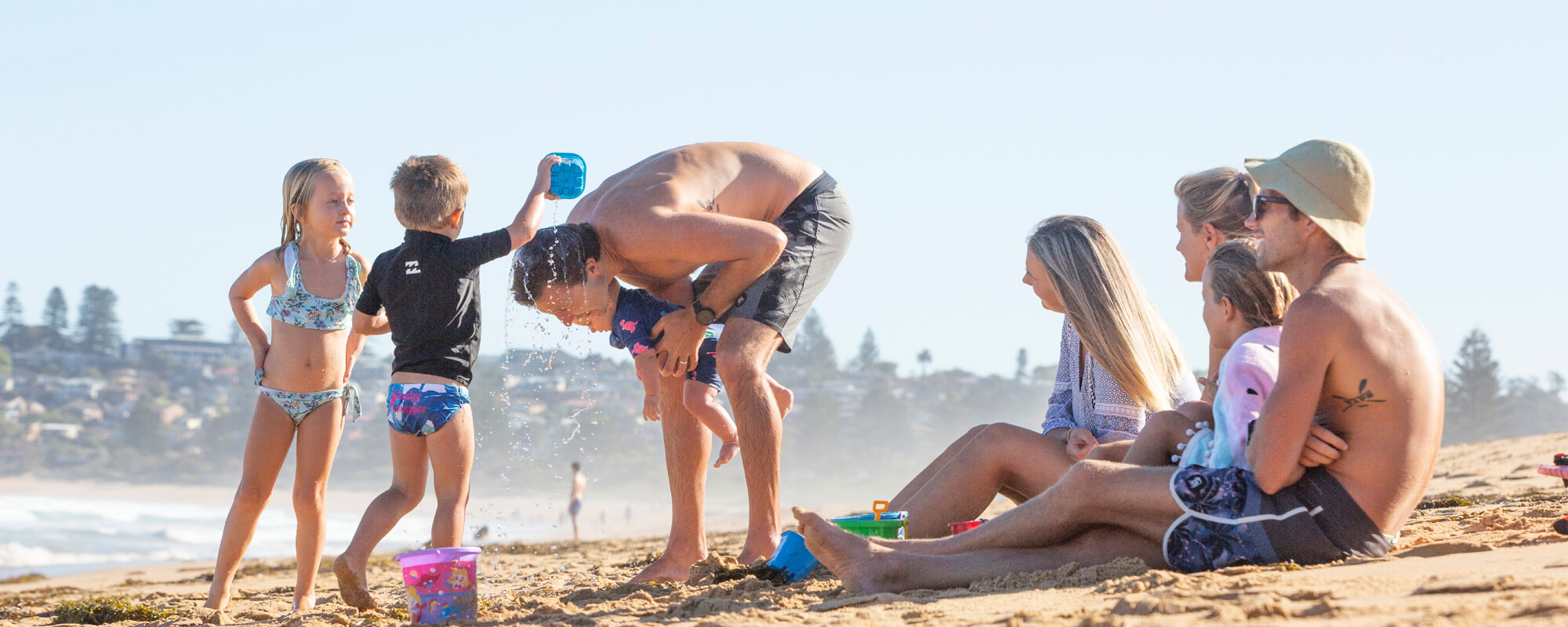 Family at the Beach in Gerringong