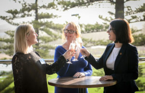 People drinking at a winery in the Kiama Region