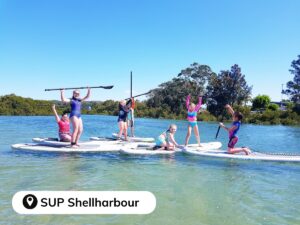SUP Shellharbour - Group paddleboarding