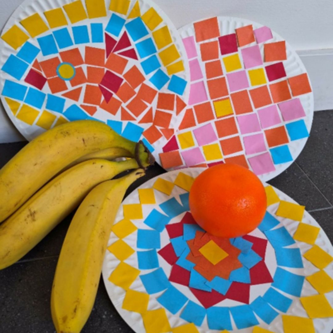 Mosaic Paper Plates with Kylie Morrison