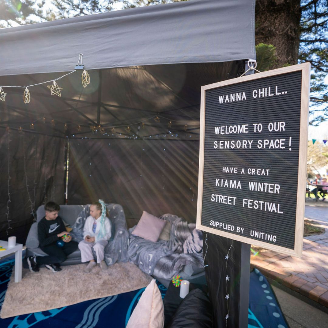 Sensory Tent with Accessibility Partner Uniting
