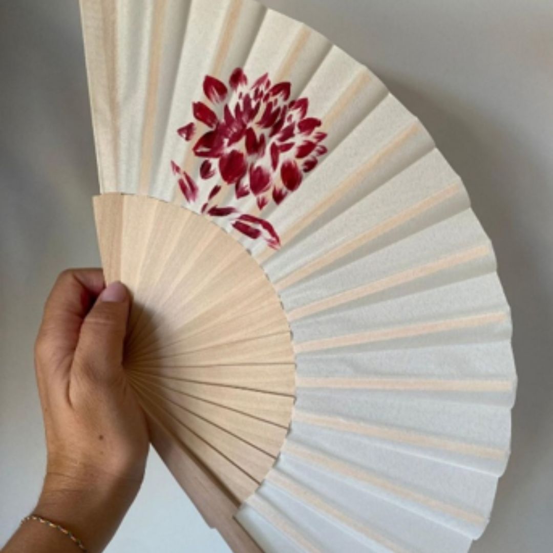 Spanish Abanicos fan decorating
