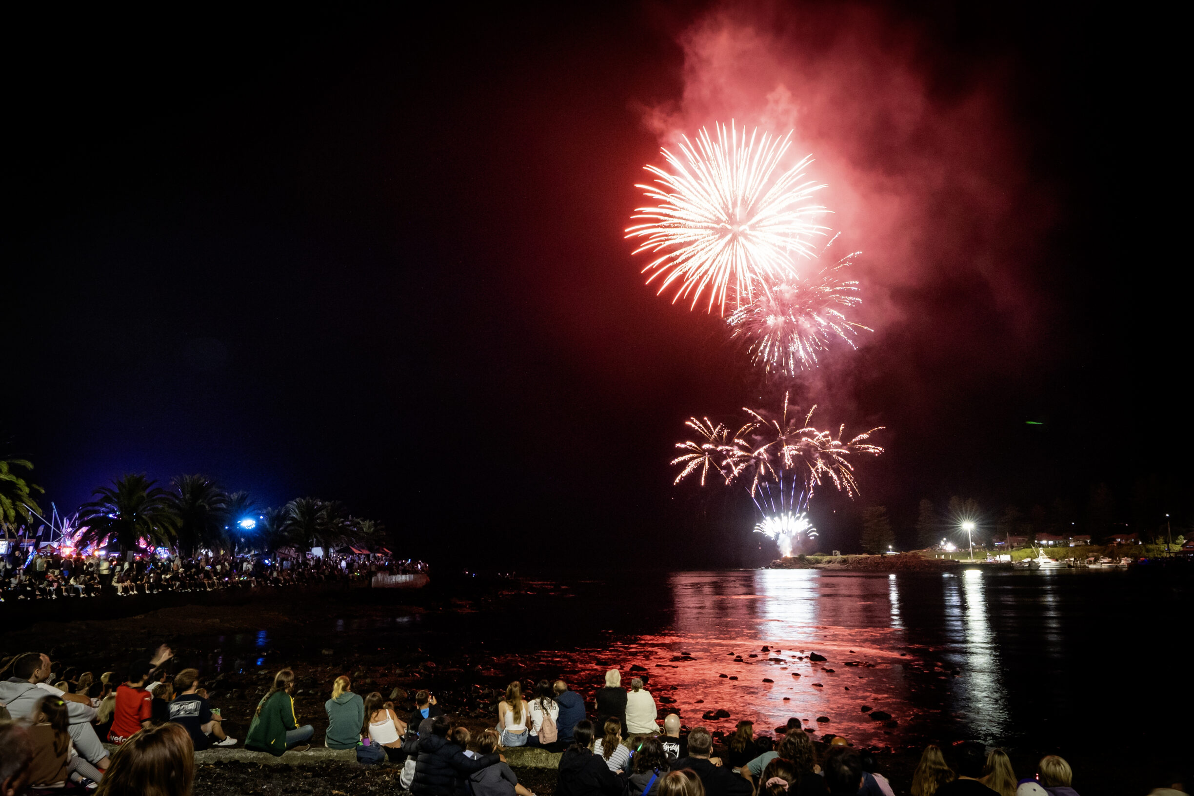 Kiama Harbour on New Year's Eve