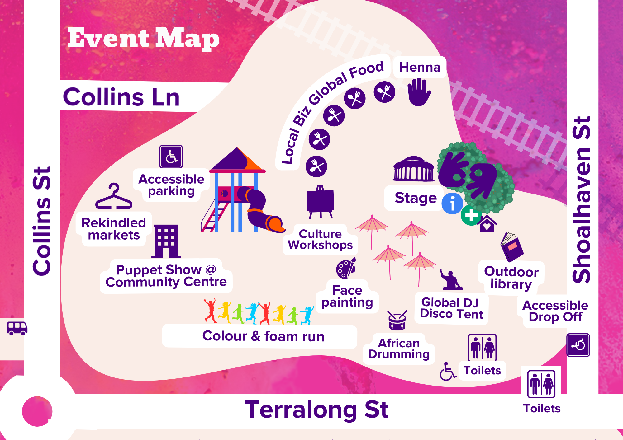 Kiama Culture Fest event map
